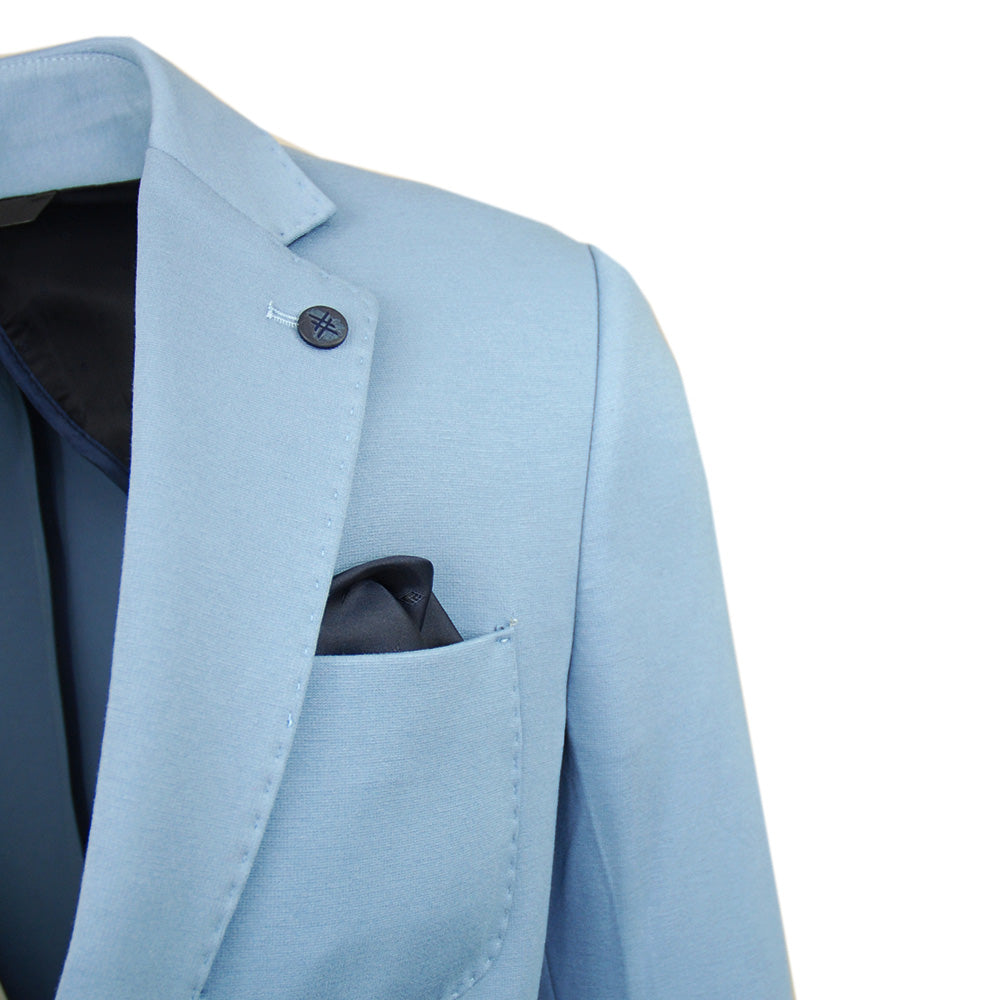 Hellblauer elastischer Blazer⎪ Xagon Man