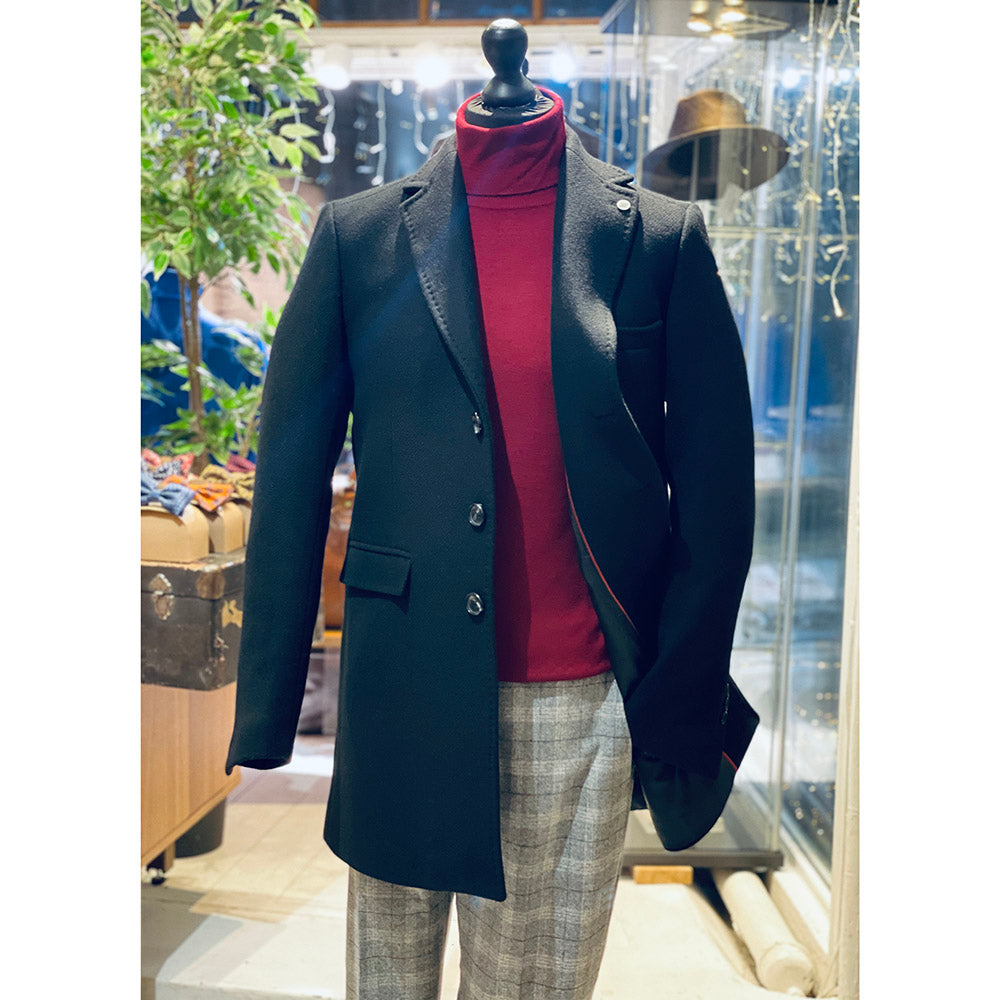 Musta villakangastakki⎪ Xagon Man