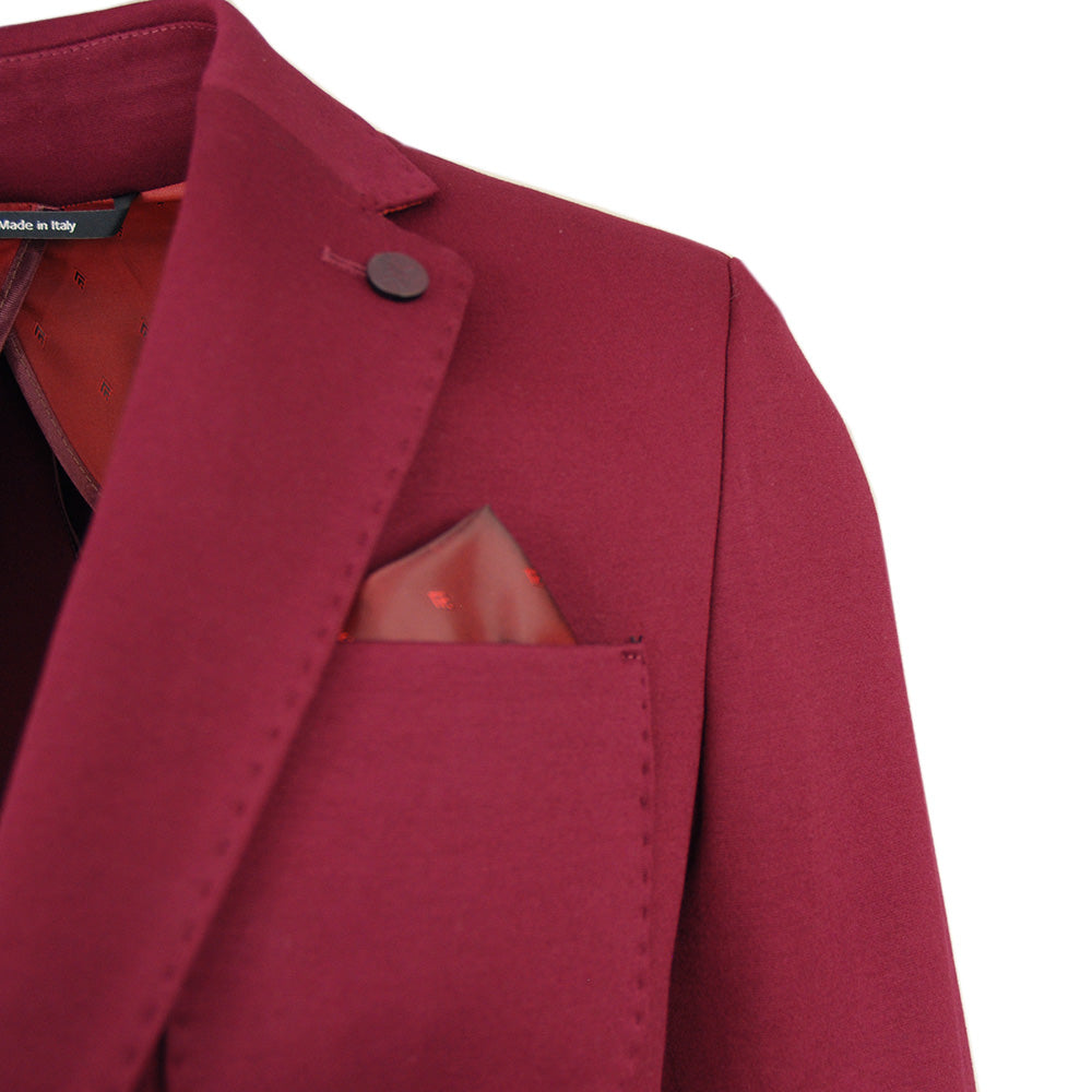 Bourgogne röd elastisk blazer⎪ Xagon Man