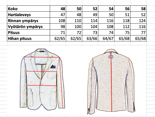 Bourgogne röd elastisk blazer⎪ Xagon Man