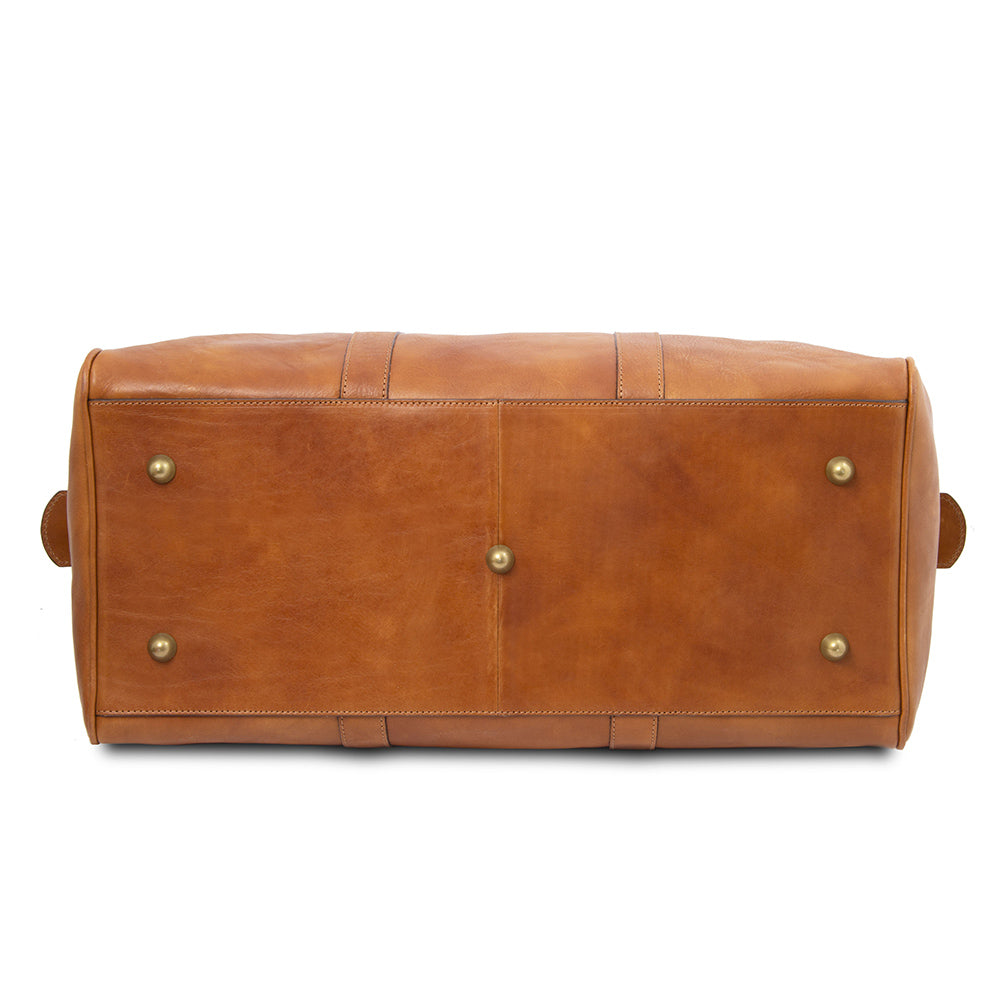 Dark brown large leather bag ⎪Oslo