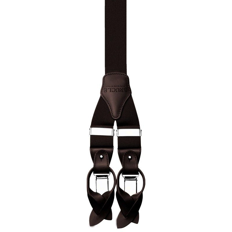 Dark brown suspenders ⎪Brucle