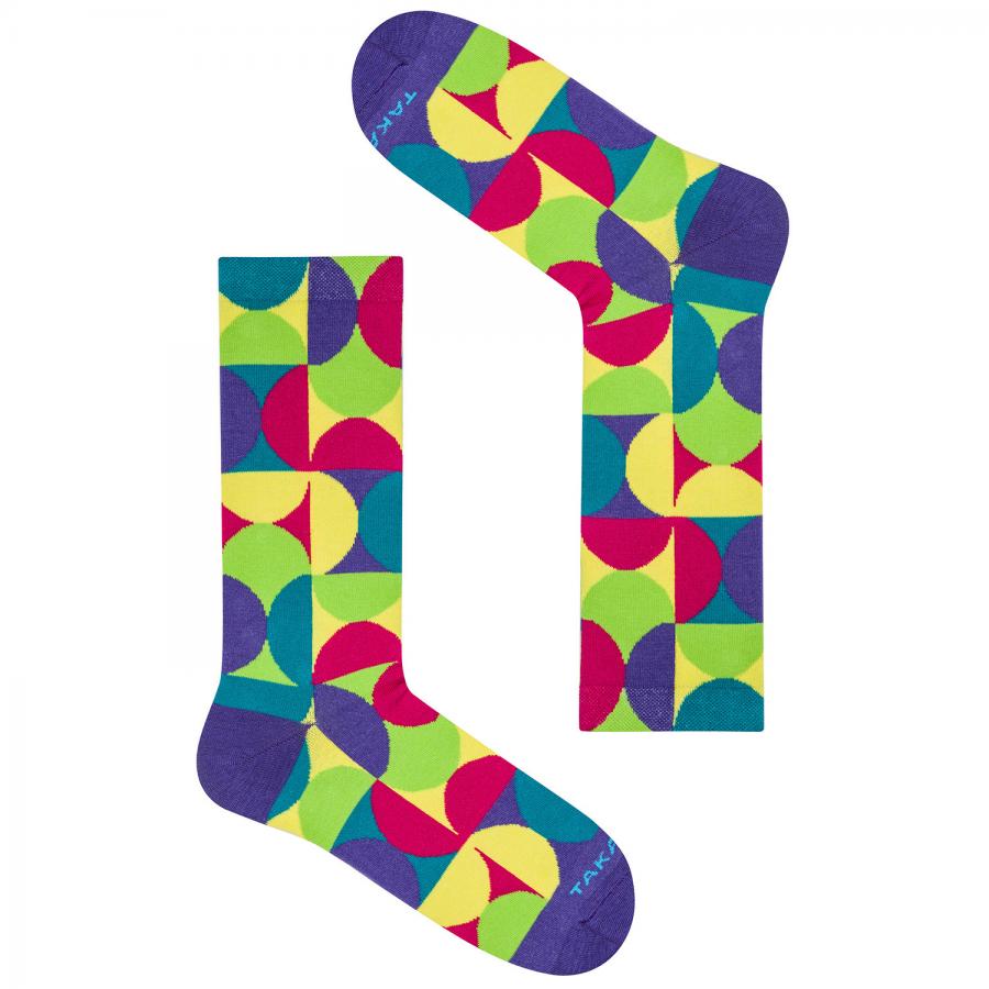 Bunte gemusterte Socken 8M1⎪ Takapara