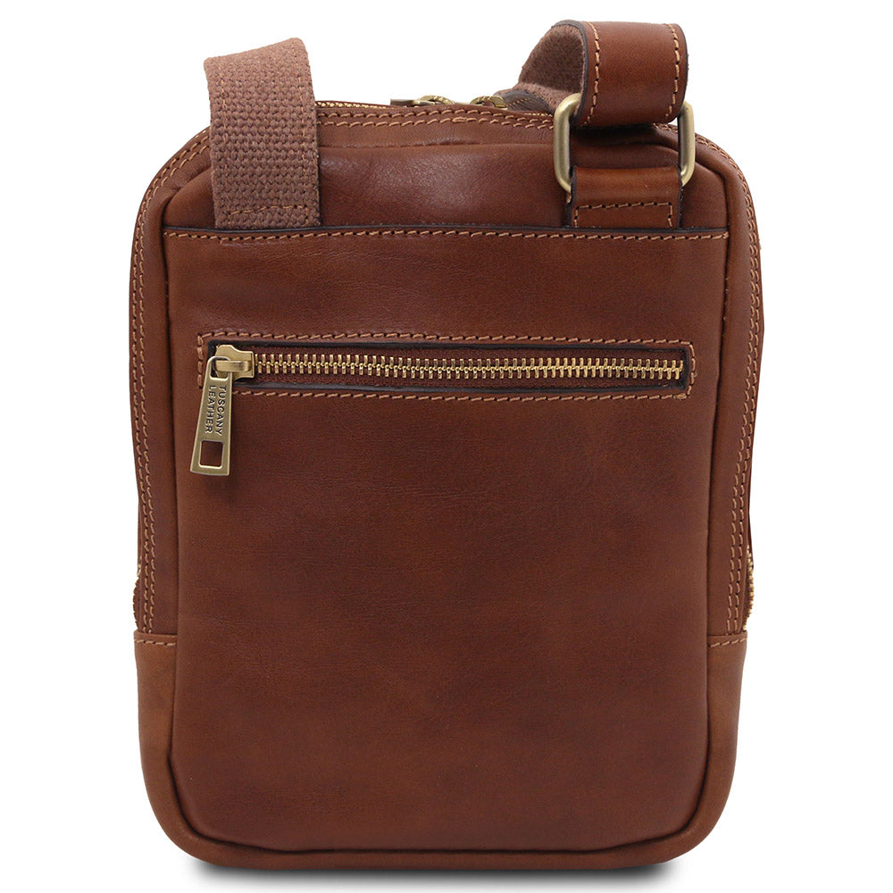 Pieni matta ruskea messenger laukku ⎪ Mark ⎪ Tuscany Leather