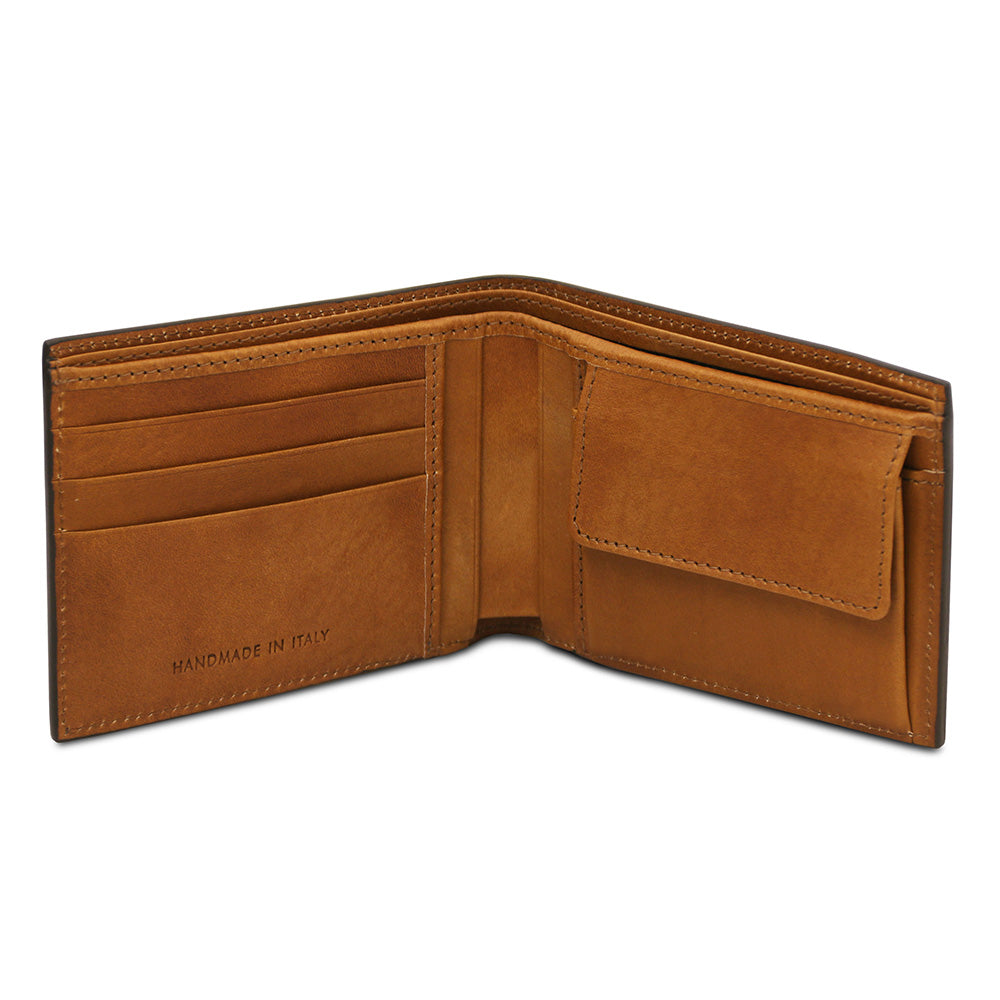 Vaaleanruskea nahkalompakko⎪Tuscany Leather