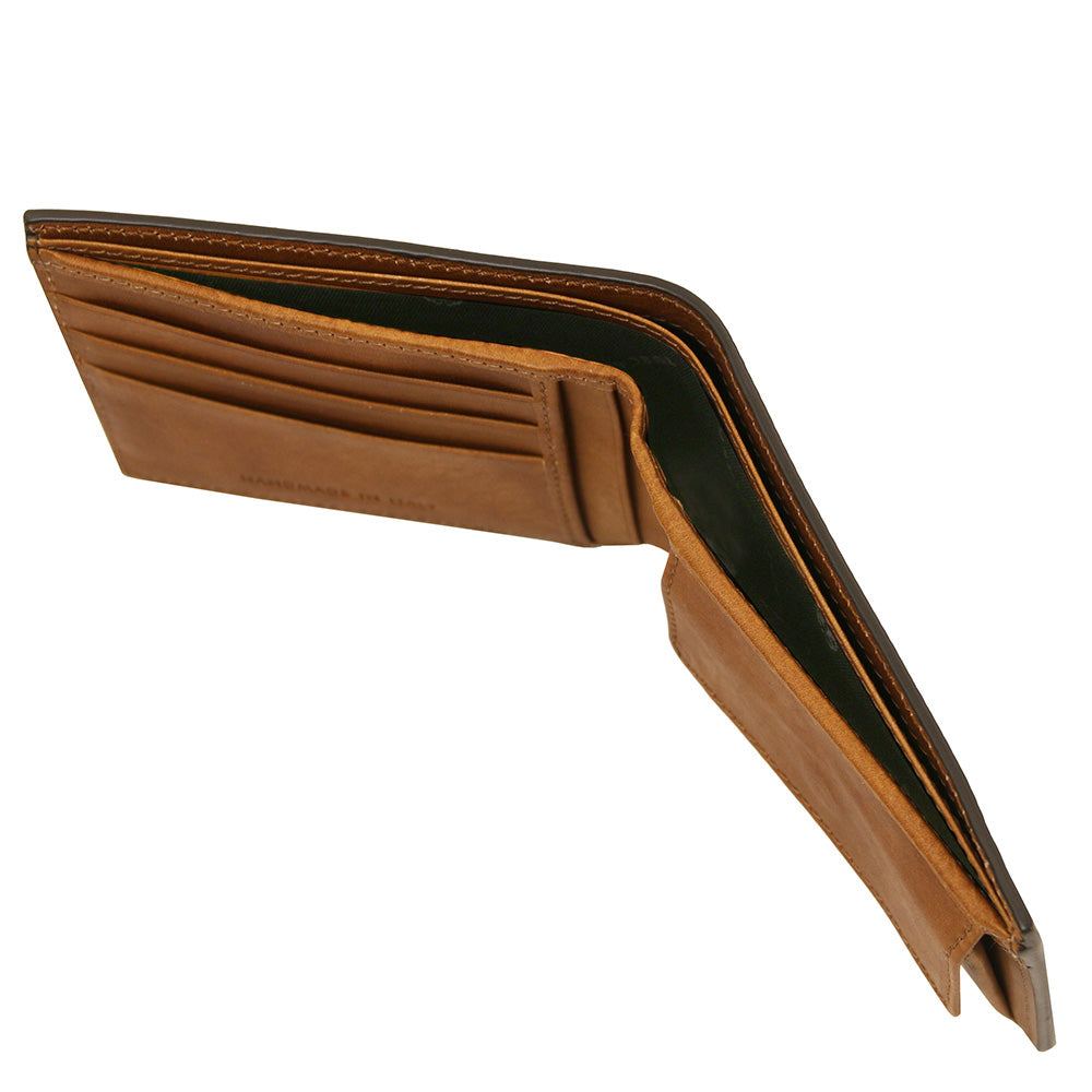 Vaaleanruskea nahkalompakko⎪Tuscany Leather