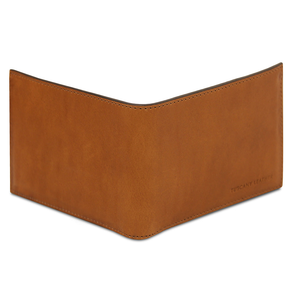 Vaaleanruskea nahkalompakko⎪Tuscany Leather