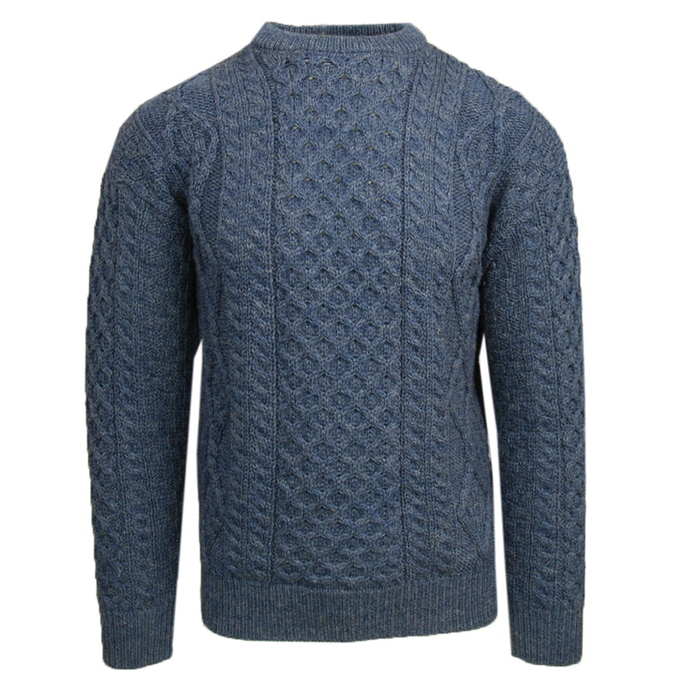 Blue Sweater ⎪ Caspian ⎪ Aran Crafts