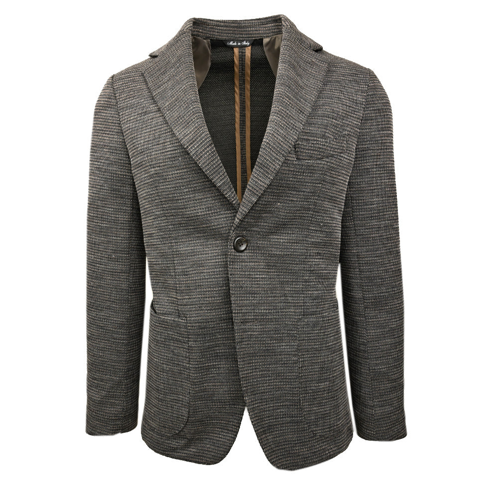 Askbrun stickad kavaj ⎪ Altedo ⎪ Adriano Langella