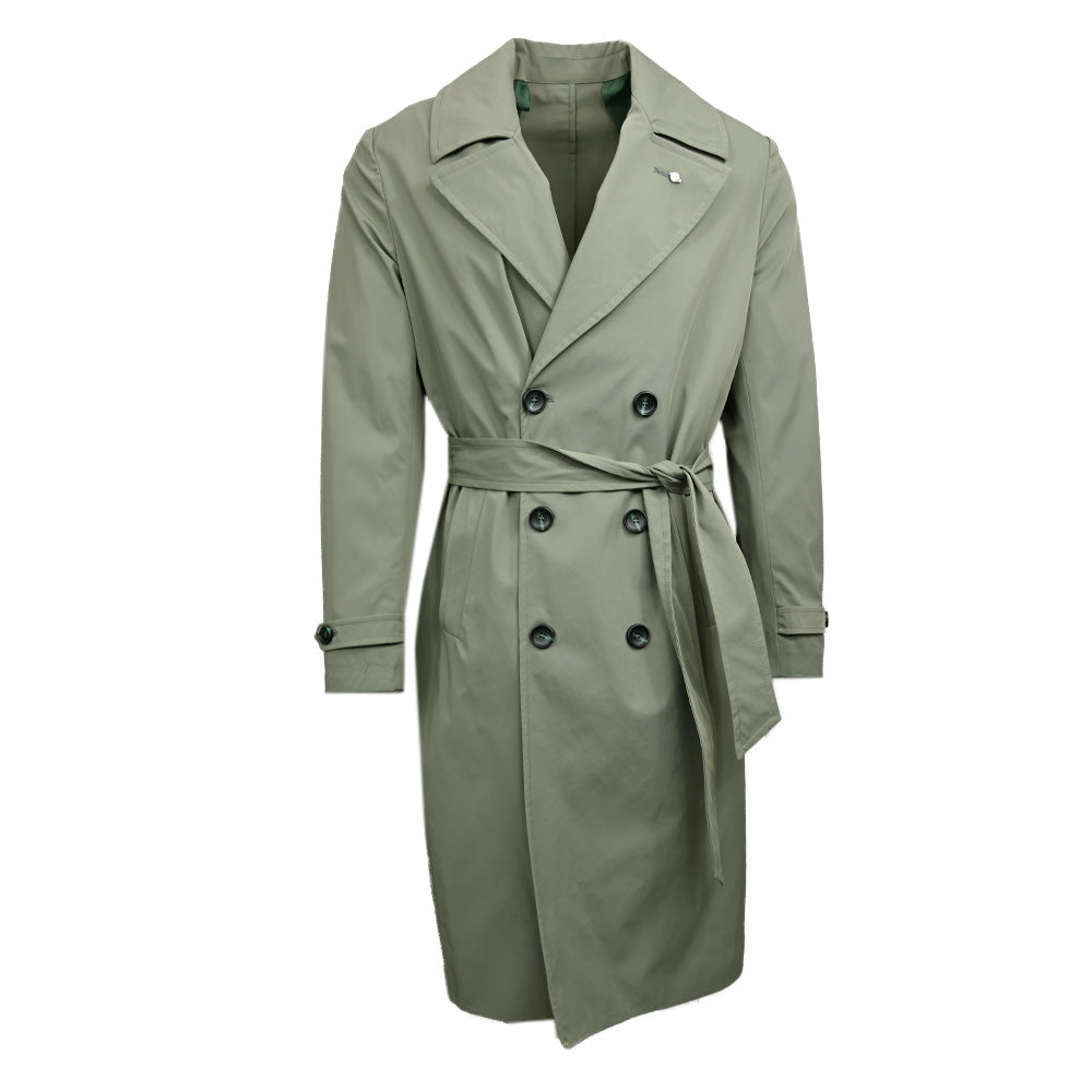 Vaaleanvihreä välikausitakki ⎪ Trenssi ⎪ Adriano Langella