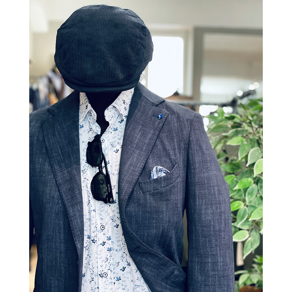 Dunkelblauer Blazer ⎪ Apollo Stretch⎪ Adriano Langella