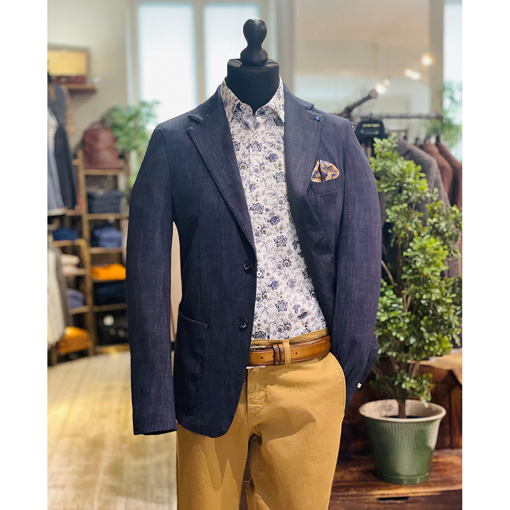 Tummansininen bleiseri ⎪ Apollo  Stretch⎪ Adriano Langella