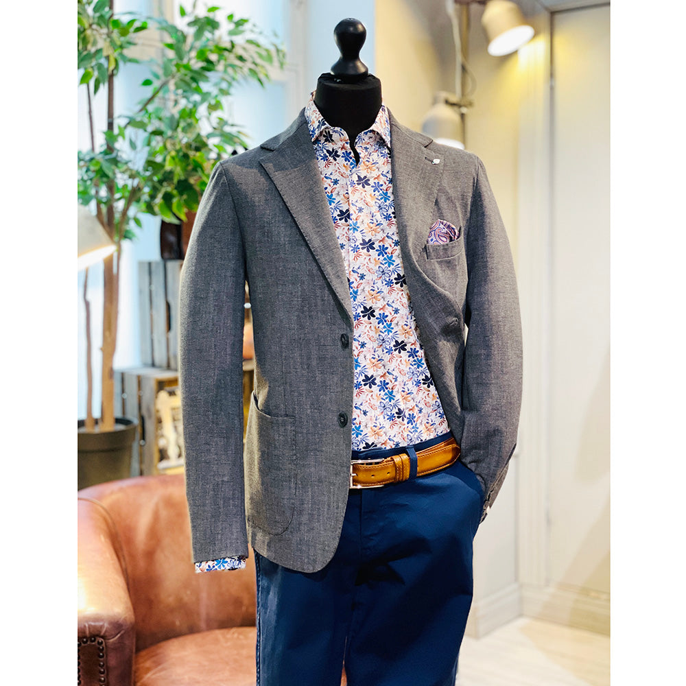 Grauer Blazer ⎪ Apollo Stretch⎪ Adriano Langella