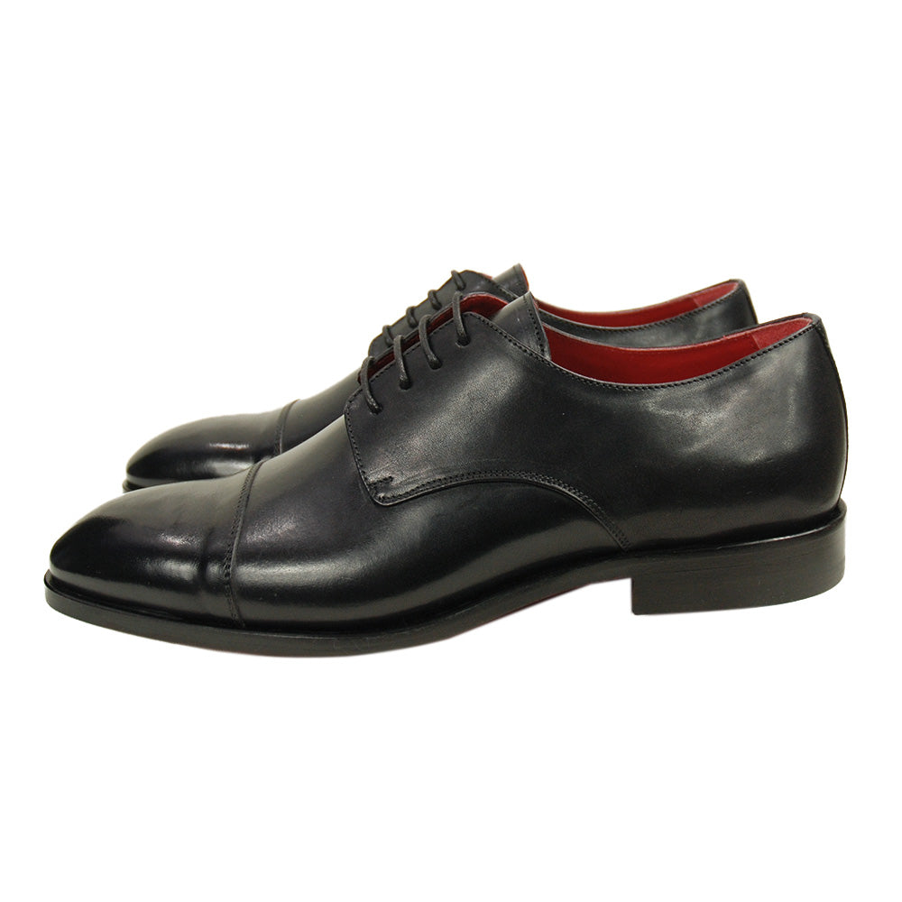 Dunkelbrauner Lederschuh ⎪ Cap Toe Derby ⎪ Nobile