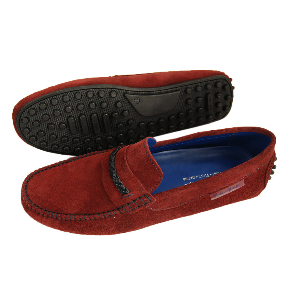 Dark red moccasins ⎪ Nobile