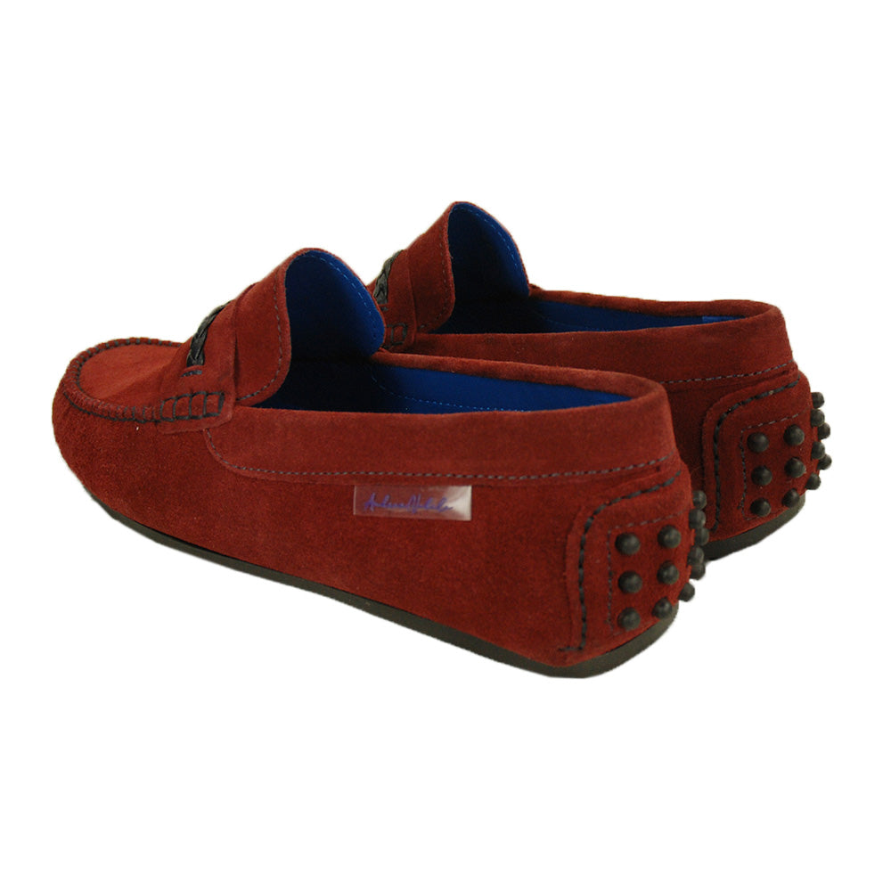 Dark red moccasins ⎪ Nobile