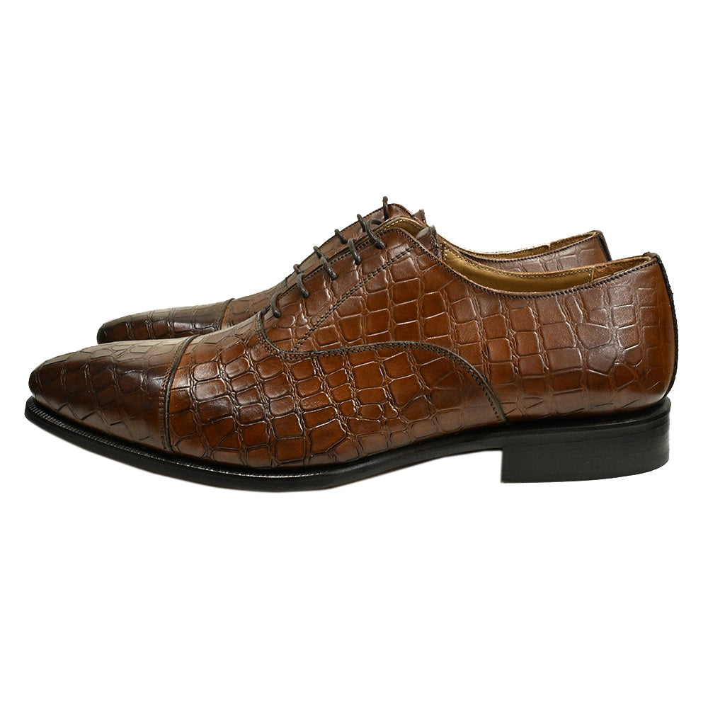 Ruskea nahkakenkä ⎪ Crocco Oxford ⎪ Nobile
