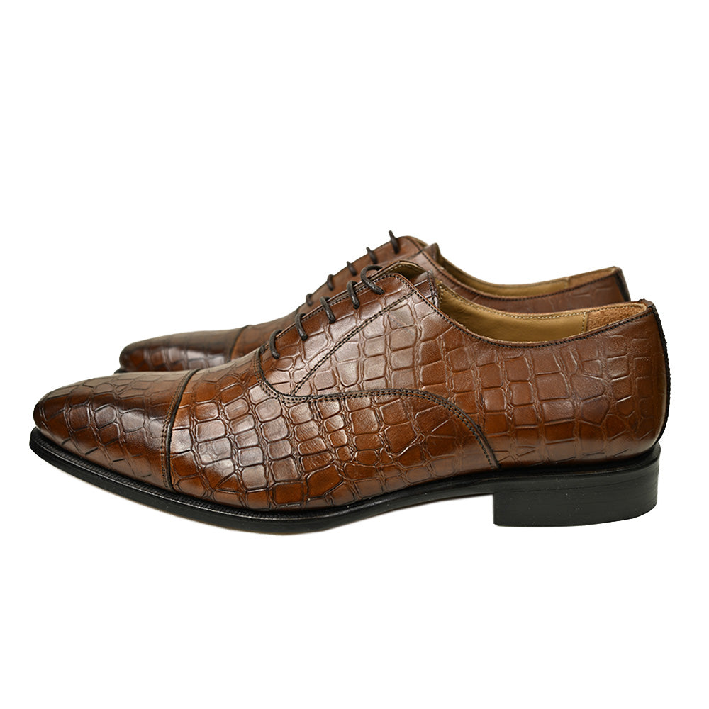 Ruskea nahkakenkä ⎪ Crocco Oxford ⎪ Nobile