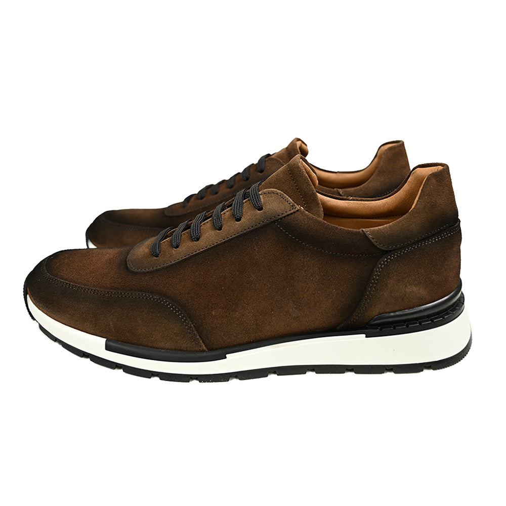 Dark brown suede shoe ⎪ Suede Monterosso ⎪ Nobile