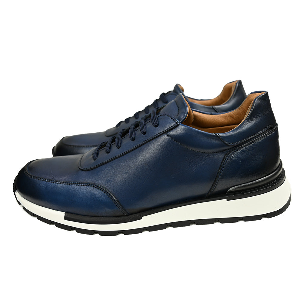 Blue Leather Shoe | Monterosso | Nobile