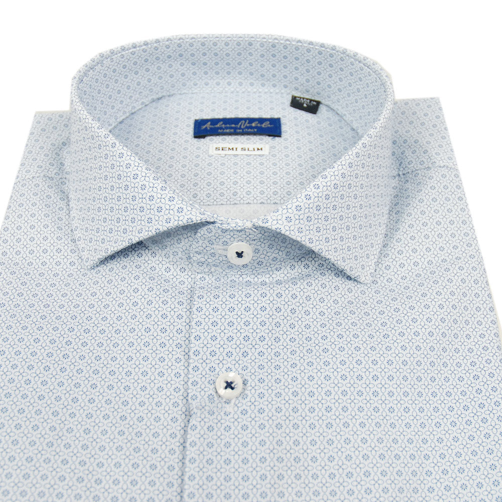 Light blue patterned shirt ⎪ San Pietro ⎪ Nobile