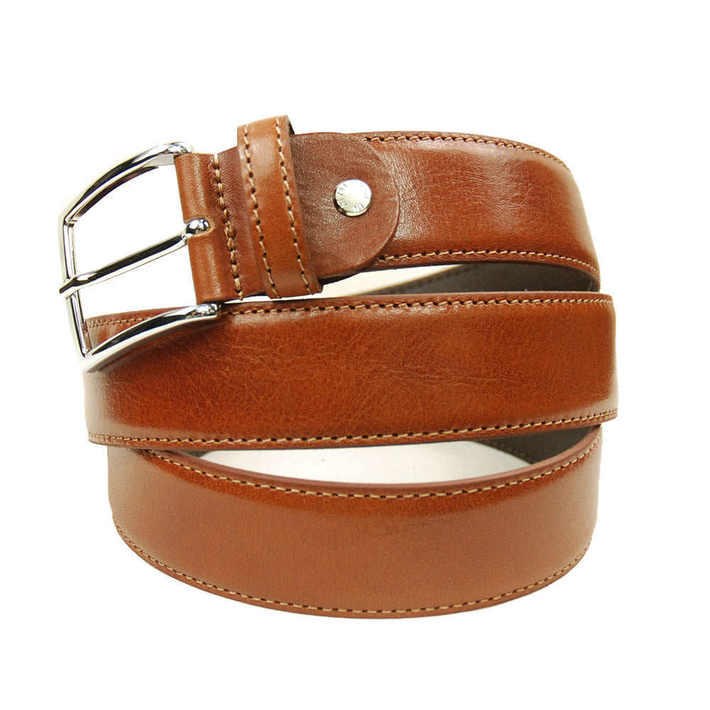 Konjakinruskea nahkavyö⎪Bardolino ⎪ Nobile