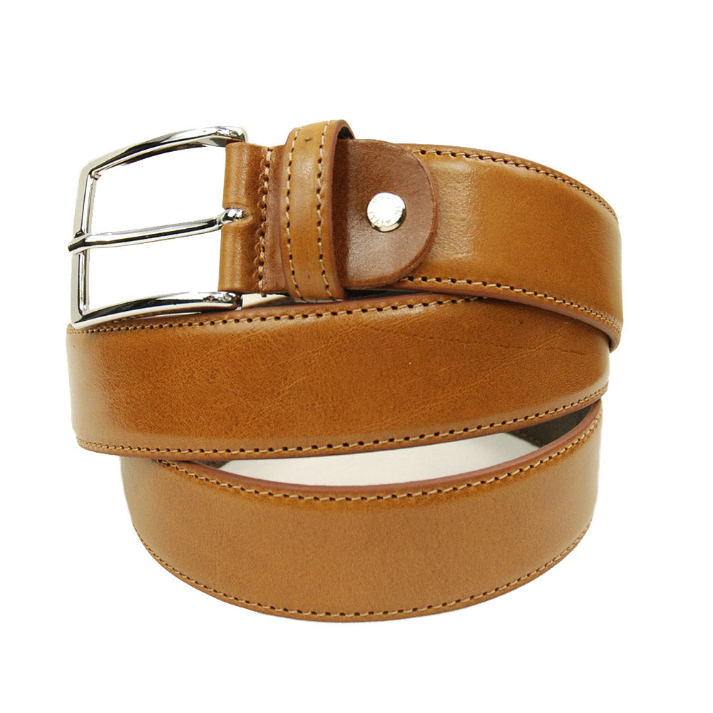 Vaalea konjakinruskea nahkavyö⎪Bardolino ⎪ Nobile