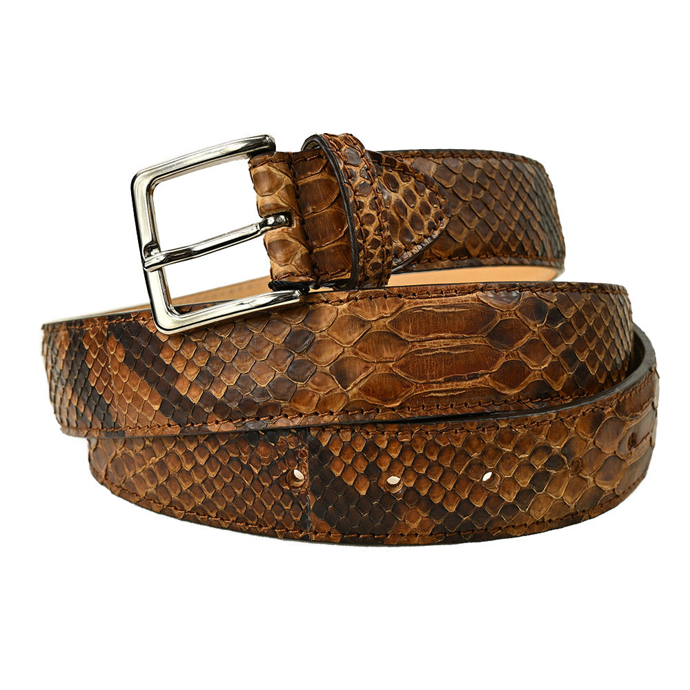 Konjakinruskea python vyö⎪ Bochicchio
