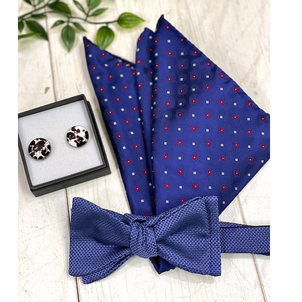 Violet self-tie bow tie⎪ BP Silk