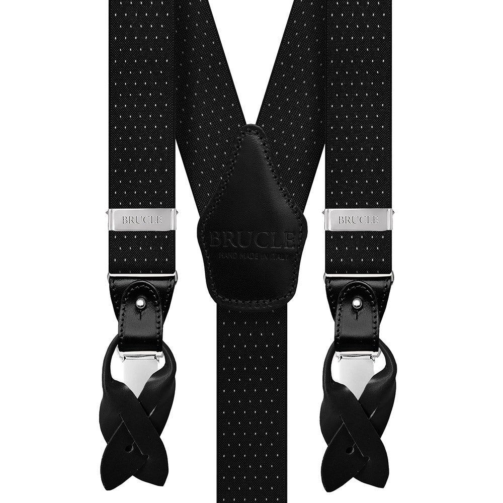 Black suspenders polka dot⎪Brucle