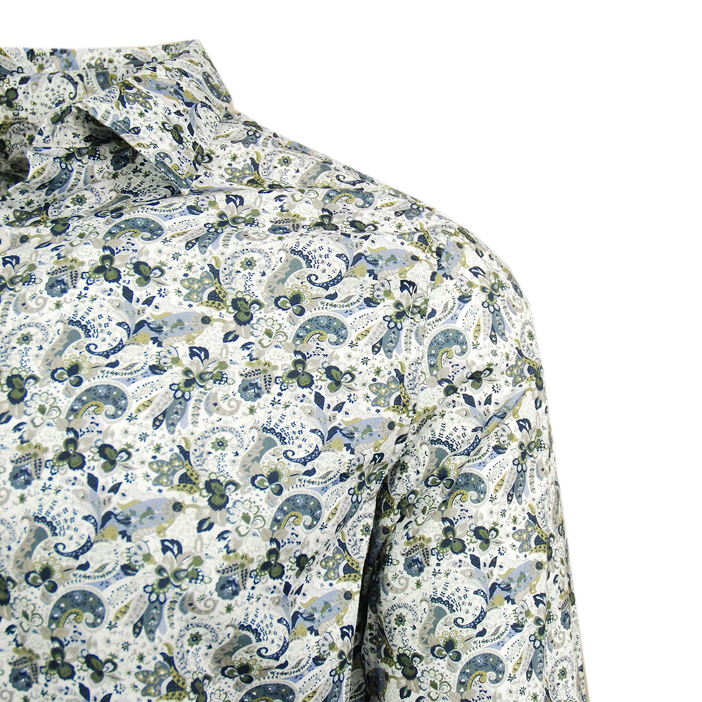 Shirt with green pattern⎪ Circus Red