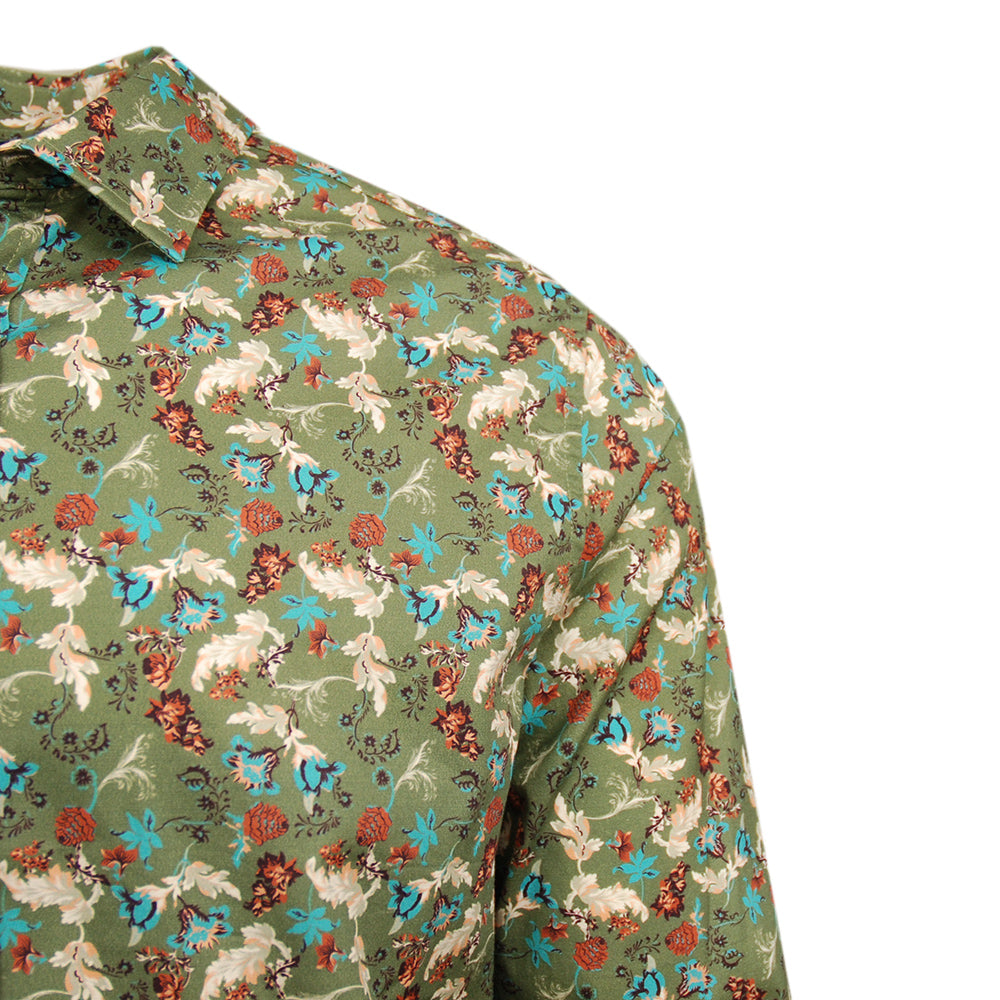 Shirt with green pattern⎪ Circus Red