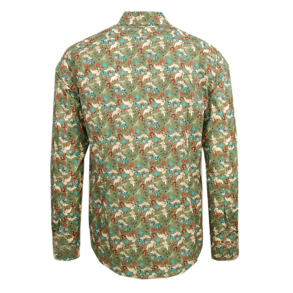 Shirt with green pattern⎪ Circus Red