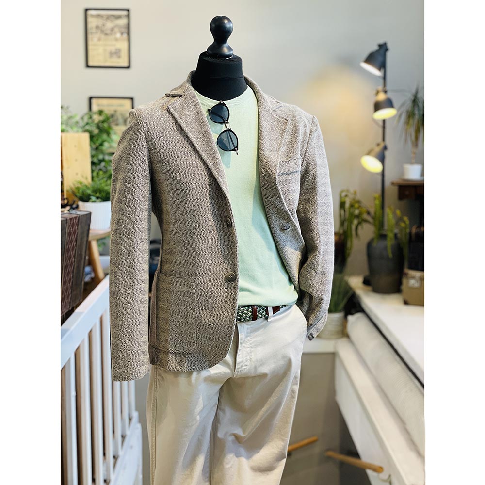 Hellbrauner Strickblazer ⎪ Trani ⎪ Circus Red