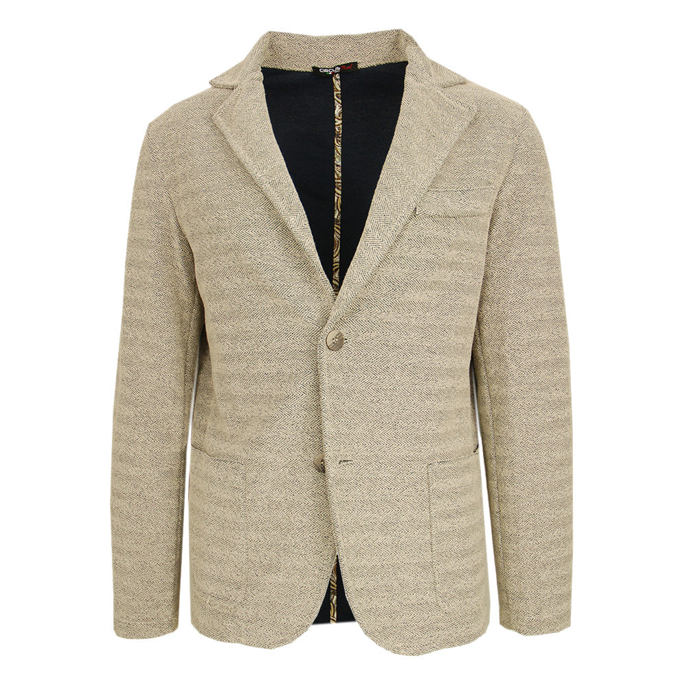 Hellbrauner Strickblazer ⎪ Trani ⎪ Circus Red