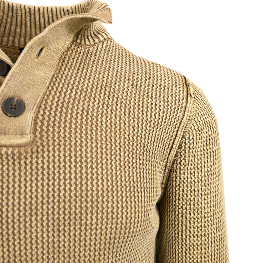 Keltaruskea neulepaita napeilla⎪ Capua ⎪ Circus Red