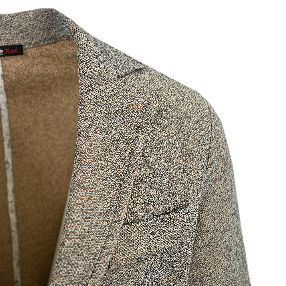 Hellbrauner Strickblazer ⎪ Morterone ⎪ Circus Red