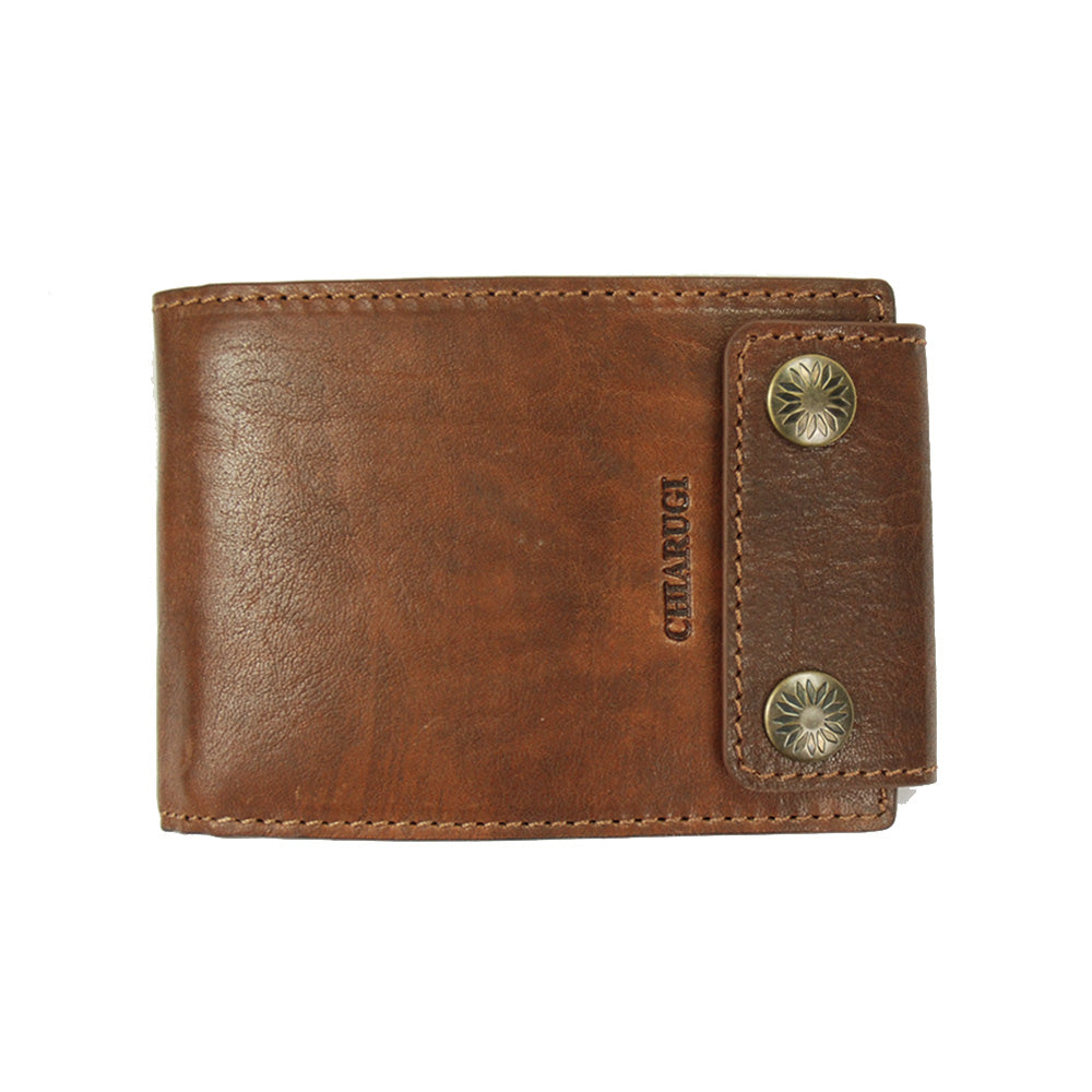 Ruskea nahkainen lompakko ⎪ Old Tuscany⎪ Chiarugi