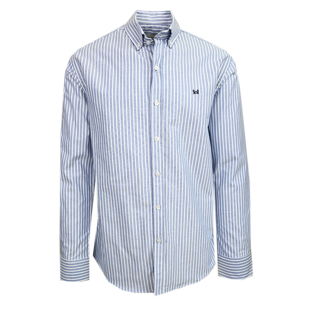 Blue / White striped collared shirt ⎪ Oxford Rayas ⎪ C. Mikelo