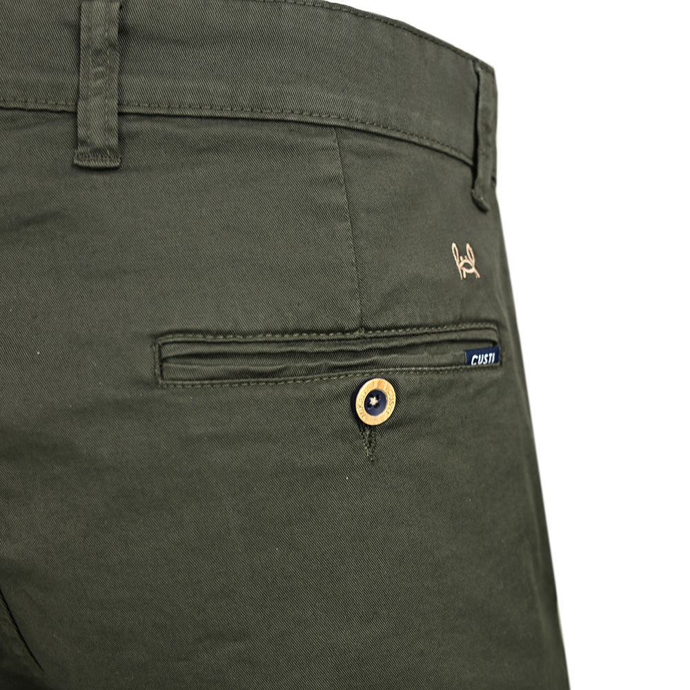 Tummat oliivinvihreät housut ⎪ Andres Chinos ⎪C. Mikelo