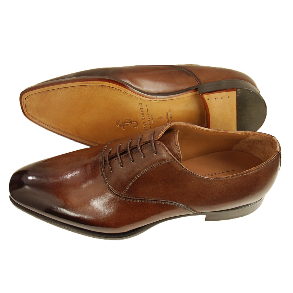 Dark green leather shoe⎪ Derby ⎪ Cerruti Sergio