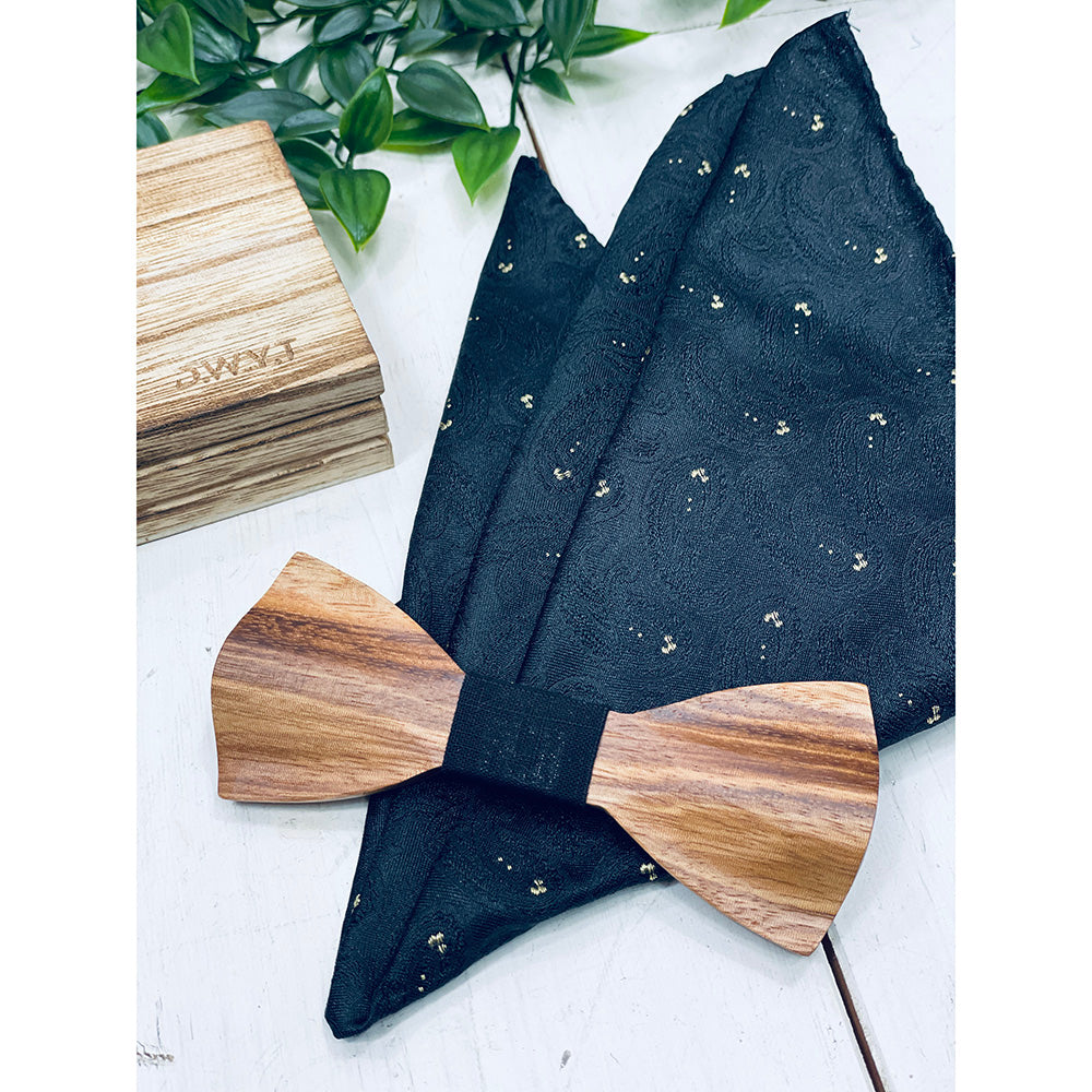 Wooden Bow Tie ⎪ Karner Black ⎪ DWYT Lyon