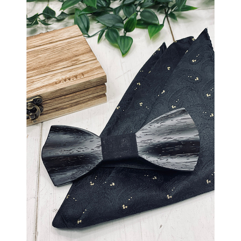 Wooden Bow Tie ⎪ Karner Black ⎪ DWYT Lyon