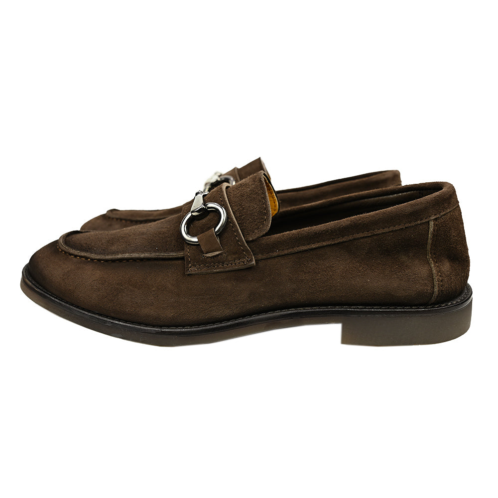 Tummanruskeat mokkanahkaiset loaferit ⎪  Bucle Cassino  ⎪ Rennella