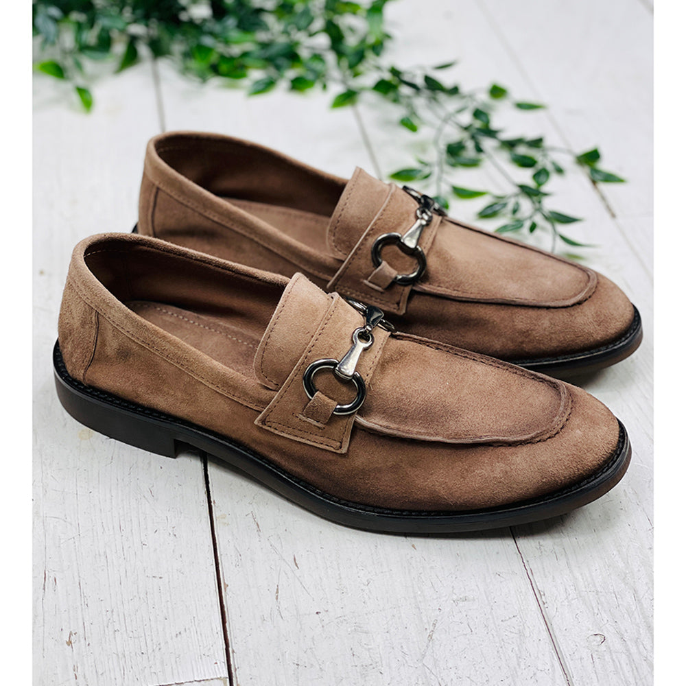 Vaaleanruskeat mokkanahkaiset loaferit ⎪  Bucle Cassino  ⎪ Rennella