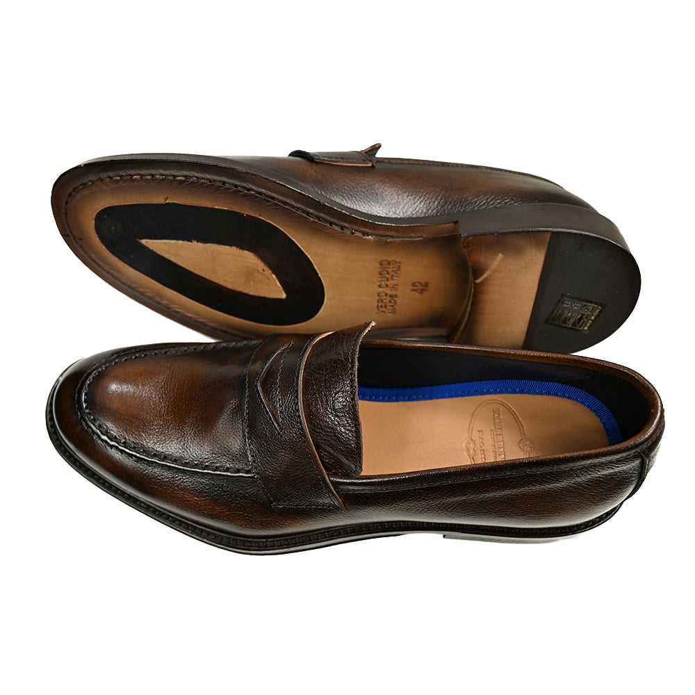 Brown leather loafers ⎪ Tuscania ⎪ Rennella