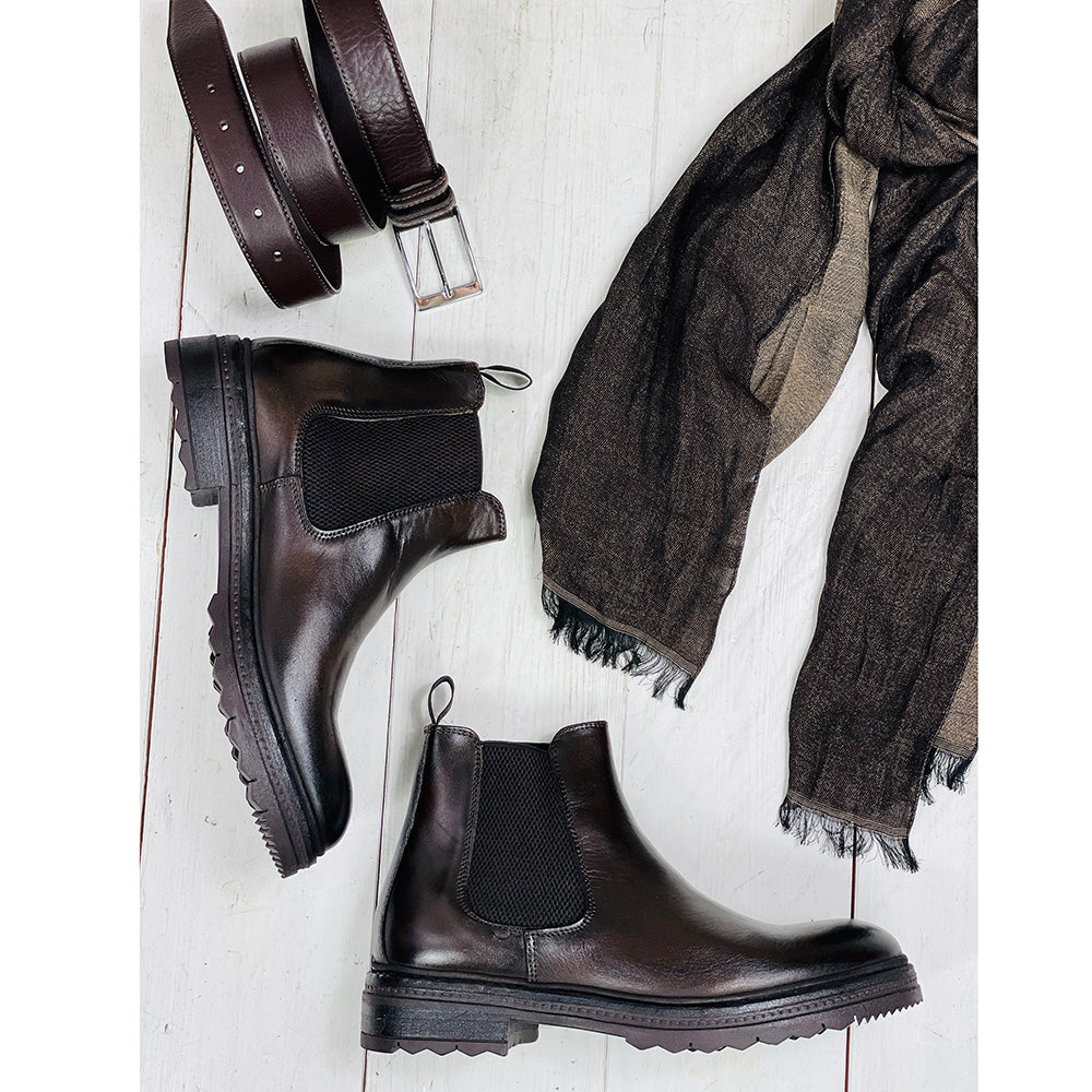 Brun känga ⎪ Chelsea Boot⎪ Rennella