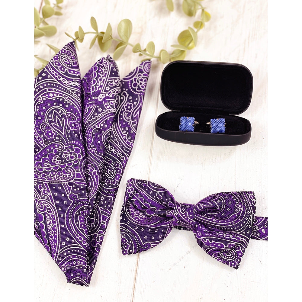 Vaaleanvioletit silkkiset kalvosinnapit  ⎪ Giorgio Redaelli