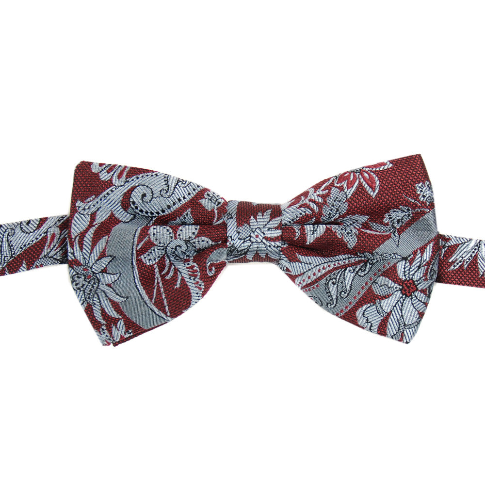 Burgundy kuviollinen rusetti⎪ Giorgio Redaelli