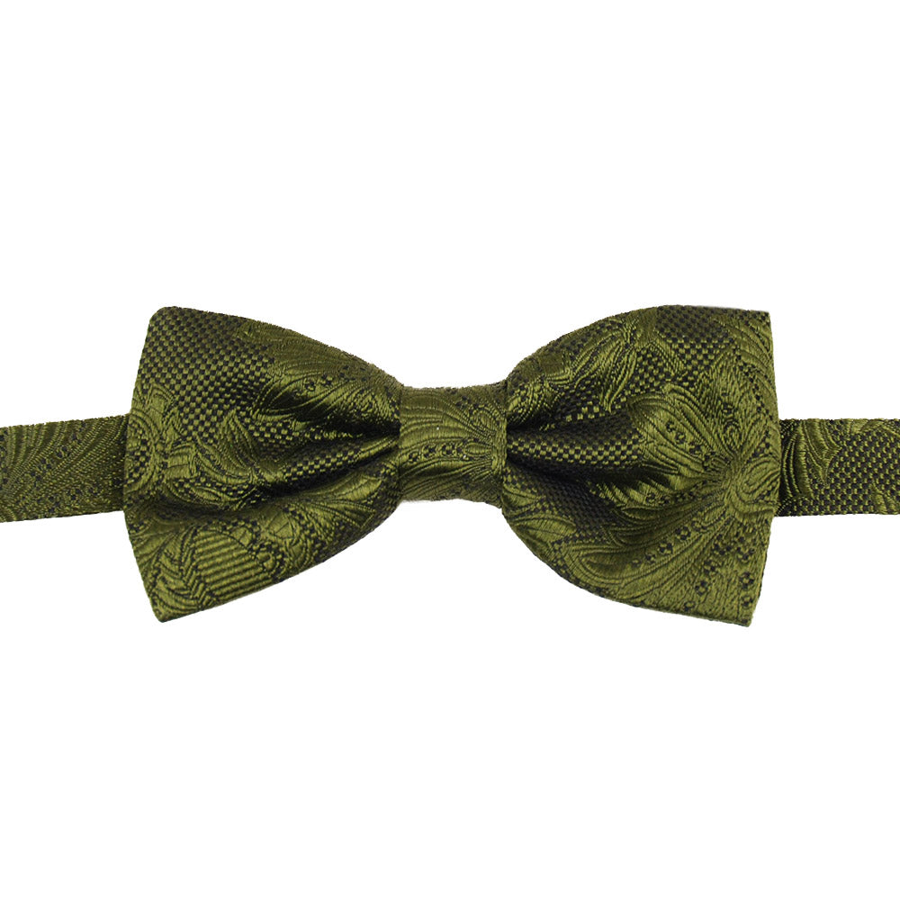 Moosgrüne gemusterte Fliege⎪Giorgio Redaelli